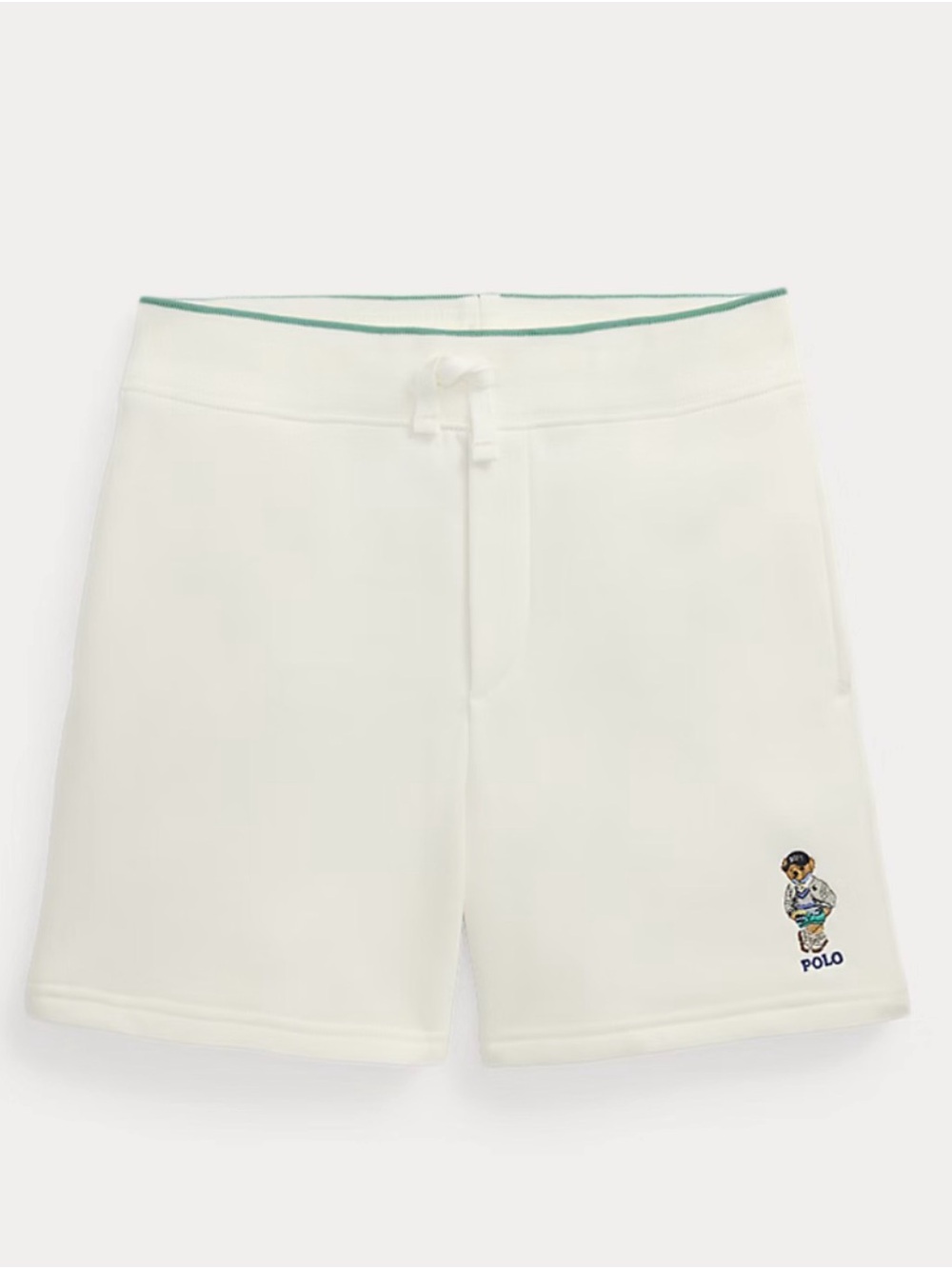 Polo by Ralph Lauren Boys Medium 10-12 Fleece Kids Drawstring Shorts with Bear